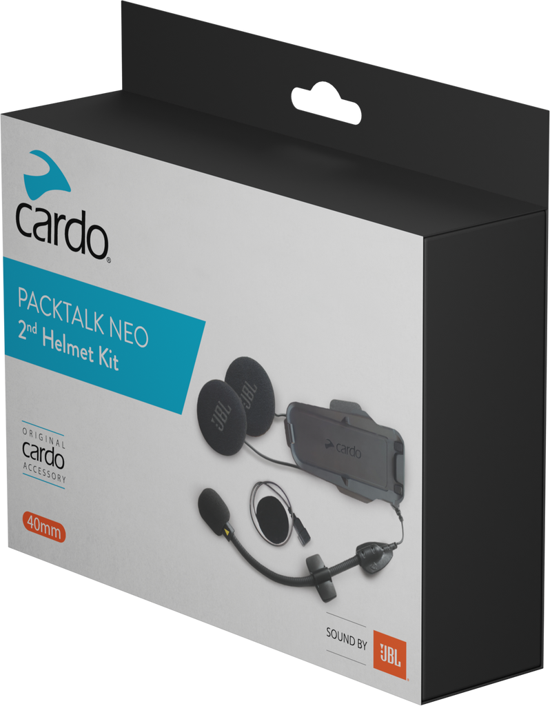 CARDO Packtalk Neo 2nd Helmet Kit with JBL Sound and Bluetooth 5.2