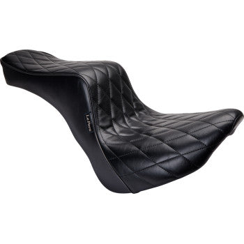 LE PERA Cherokee Seat - Diamond Black for FX/FL 2018-2024 - Part Number LY-020DM - Team Dream Rides