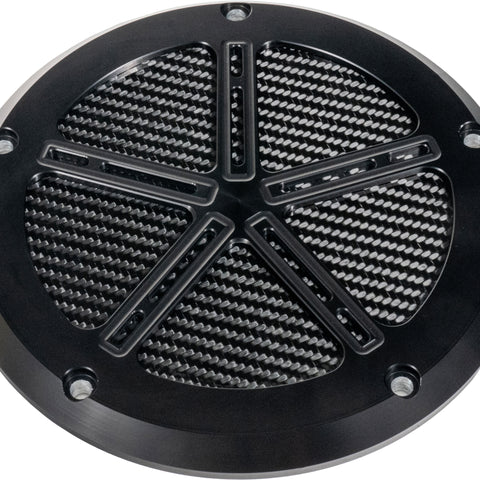 M8 Bagger Derby Cover Black - Team Dream Rides