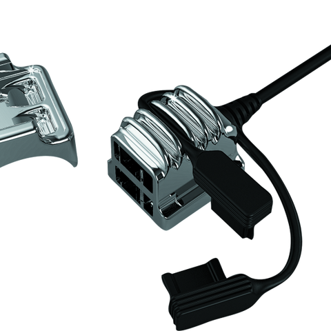 Kuryakyn USB Power Port Universal Charger Chrome Part 1688 for Powersports Vehicles