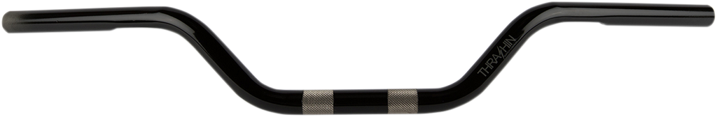 THRASHIN SUPPLY CO. 1-Inch Mid Bend Black Handlebar - Model TSC-2700-1