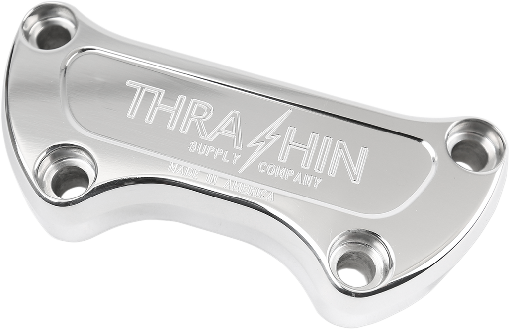THRASHIN SUPPLY CO. Polished Handlebar Clamp TSC-2800-2 for Harley-Davidson Models