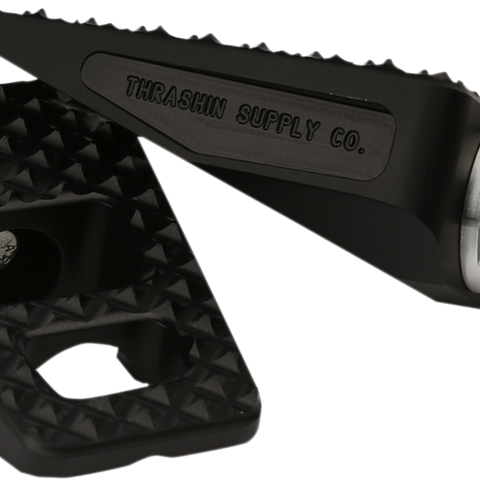 THRASHIN SUPPLY CO. Rear P-54 Foot Pegs for Softail - Black TSC-2027-1