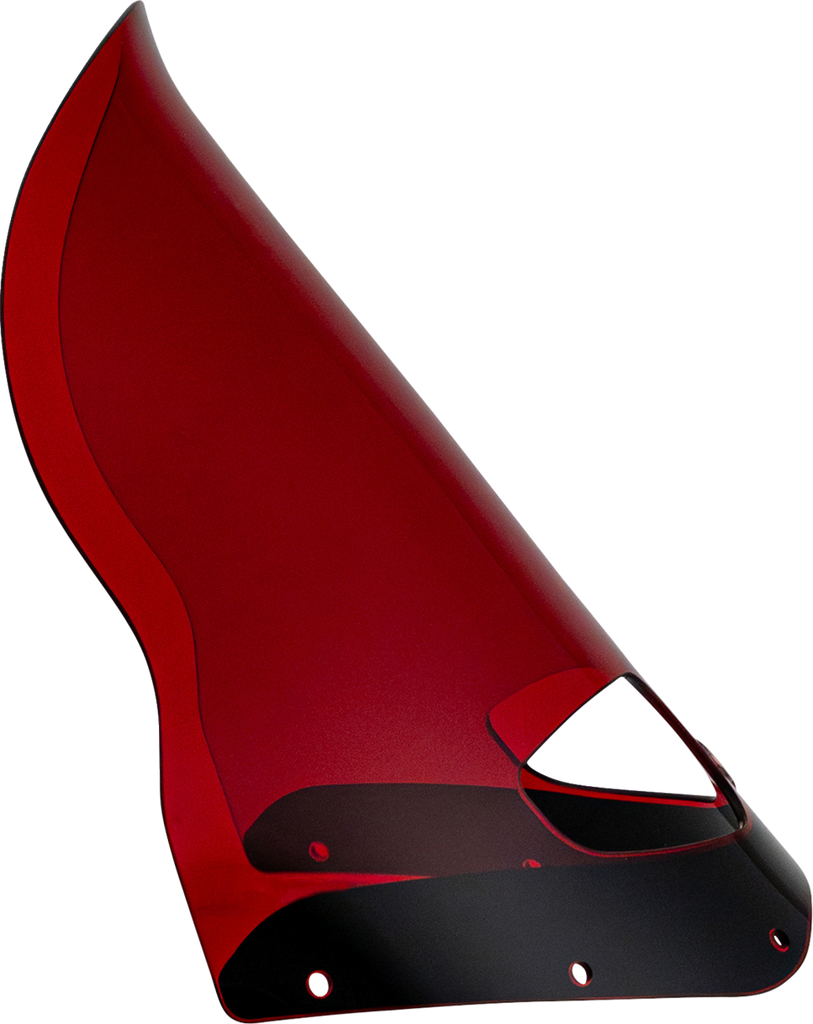 Klock Werks Kolor Flare Windshield for Road Warrior Fairing, Red – KWW-06-0619