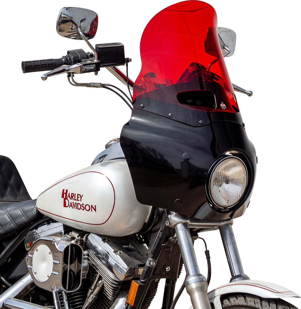 Klock Werks Kolor Flare Windshield for Road Warrior Fairing, Red – KWW-06-0619