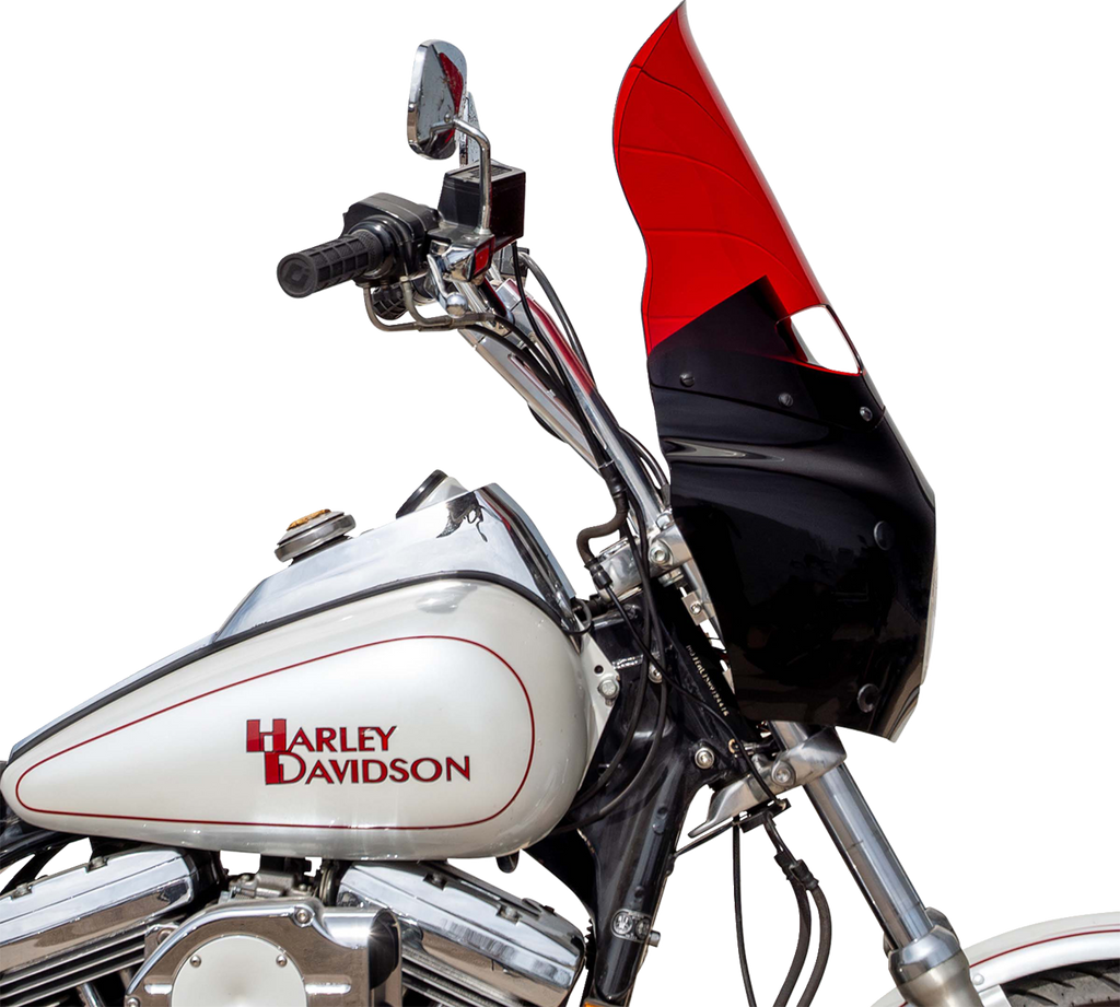 Klock Werks Kolor Flare Windshield for Road Warrior Fairing, Red – KWW-06-0619