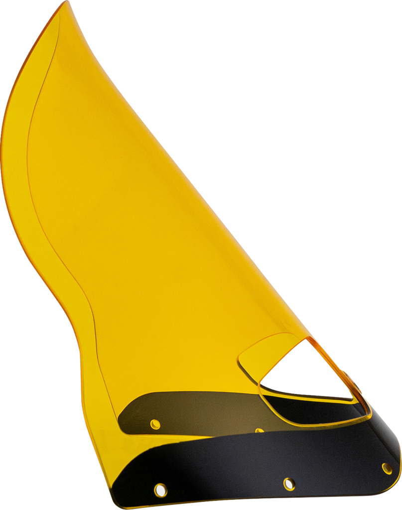 KLOCK WERKS Kolor Flare Windshield for Road Warrior Fairing, Yellow – KWW-06-0621