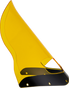 KLOCK WERKS Kolor Flare Windshield for Road Warrior Fairing, Yellow – KWW-06-0621