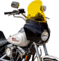 KLOCK WERKS Kolor Flare Windshield for Road Warrior Fairing, Yellow – KWW-06-0621
