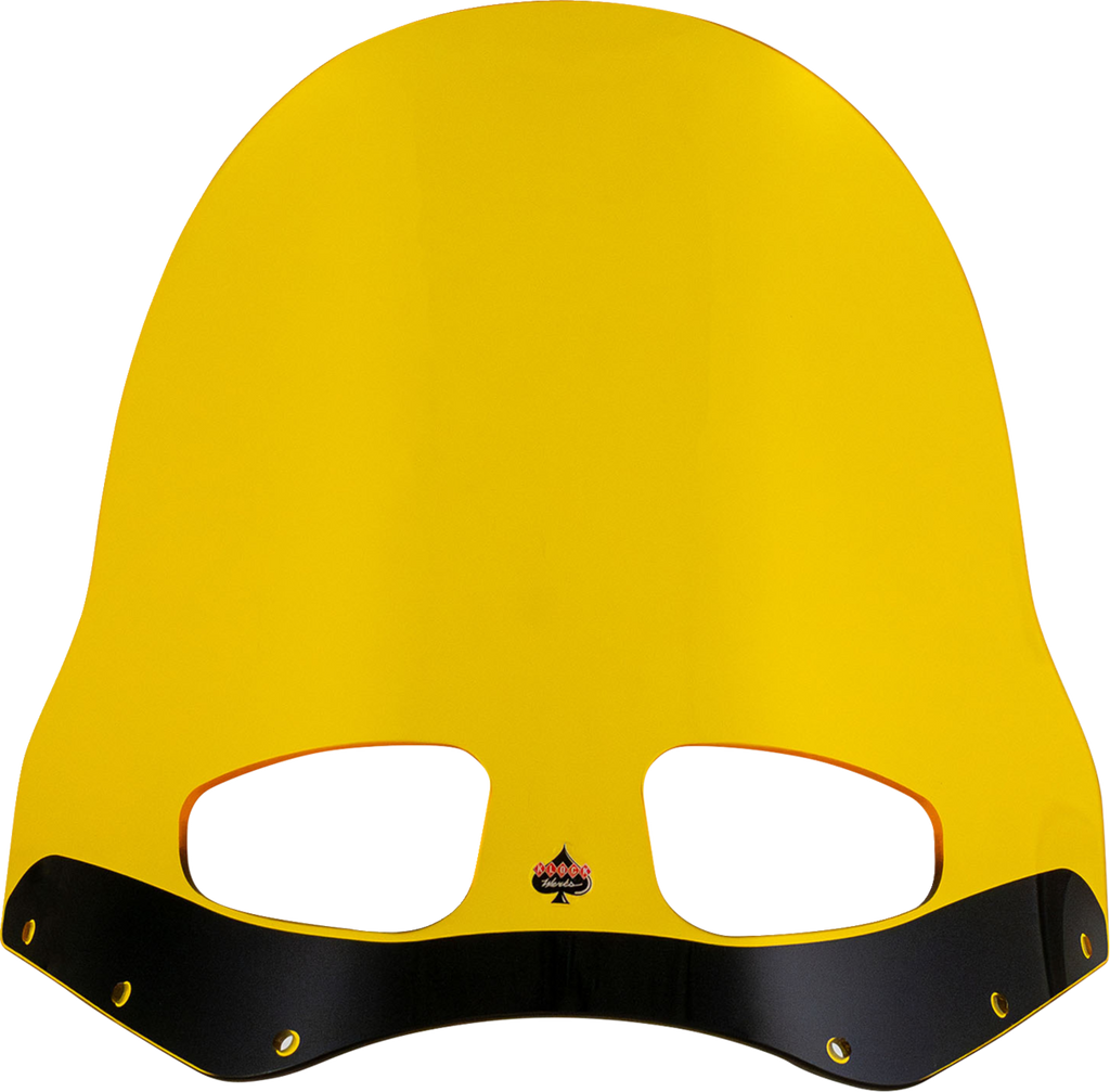 KLOCK WERKS Kolor Flare Windshield for Road Warrior Fairing, Yellow – KWW-06-0621