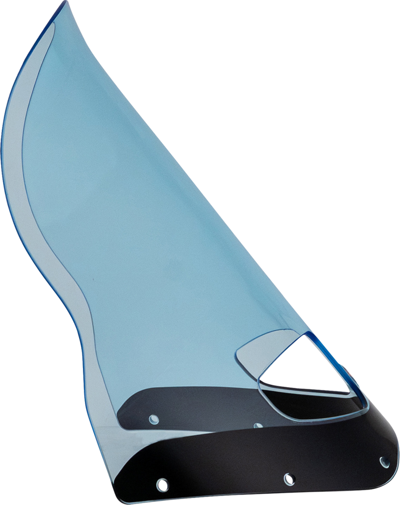 Klock Werks Flare Windshield, 15-Inch Blue Ice for Road Warrior Fairing KWW-06-0618
