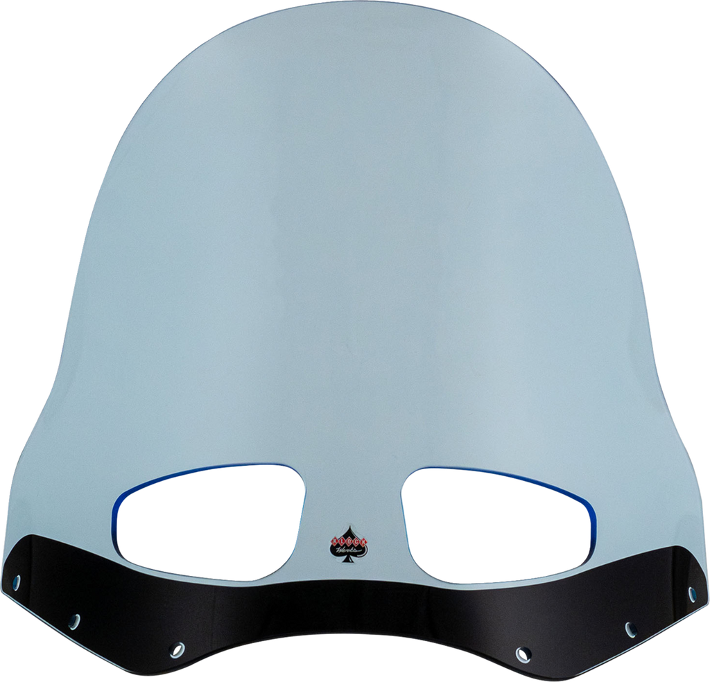 Klock Werks Flare Windshield, 15-Inch Blue Ice for Road Warrior Fairing KWW-06-0618