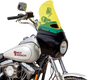 Klock Werks Ice Flare Windshield, Yellow Ice for Road Warrior Fairing, KWW-06-0616