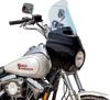 Klock Werks Flare Windshield, 15-Inch Blue Ice for Road Warrior Fairing KWW-06-0618