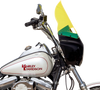 Klock Werks Ice Flare Windshield, Yellow Ice for Road Warrior Fairing, KWW-06-0616