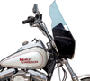 Klock Werks Flare Windshield, 15-Inch Blue Ice for Road Warrior Fairing KWW-06-0618