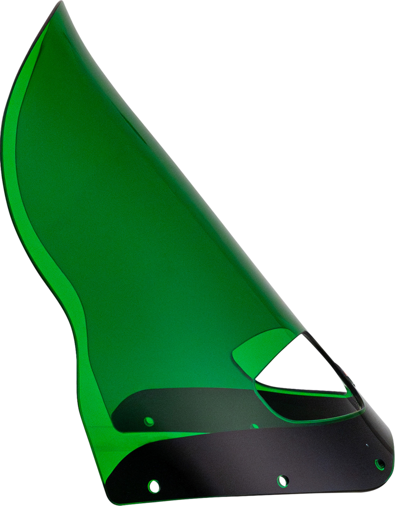 Klock Werks Kolor Flare Windshield for Road Warrior Fairing, Green - KWW-06-0622