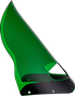 Klock Werks Kolor Flare Windshield for Road Warrior Fairing, Green - KWW-06-0622