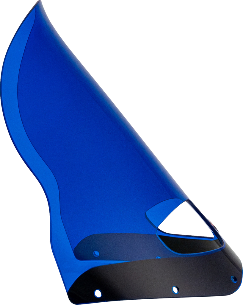 Klock Werks Kolor Flare Windshield for Road Warrior Fairing, Blue - KWW-06-0623