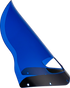 Klock Werks Kolor Flare Windshield for Road Warrior Fairing, Blue - KWW-06-0623
