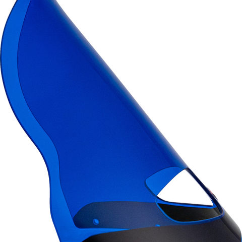 Klock Werks Kolor Flare Windshield for Road Warrior Fairing, Blue - KWW-06-0623