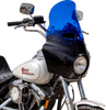 Klock Werks Kolor Flare Windshield for Road Warrior Fairing, Blue - KWW-06-0623