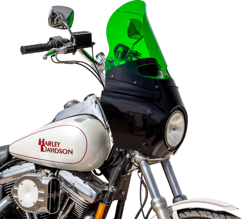Klock Werks Kolor Flare Windshield for Road Warrior Fairing, Green - KWW-06-0622