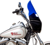 Klock Werks Kolor Flare Windshield for Road Warrior Fairing, Blue - KWW-06-0623