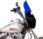 Klock Werks Kolor Flare Windshield for Road Warrior Fairing, Blue - KWW-06-0623