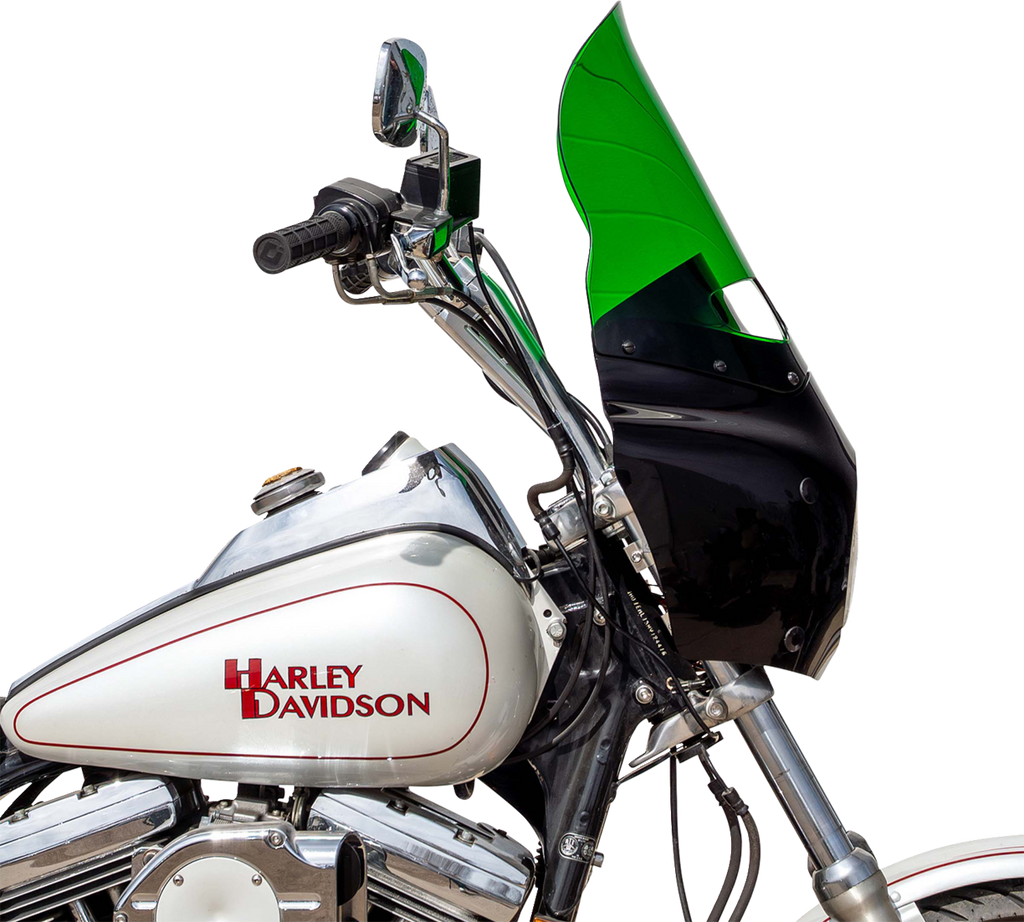 Klock Werks Kolor Flare Windshield for Road Warrior Fairing, Green - KWW-06-0622