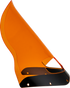 Klock Werks Flare Kolor Windshield for Road Warrior Fairing, Orange, KWW-06-0620