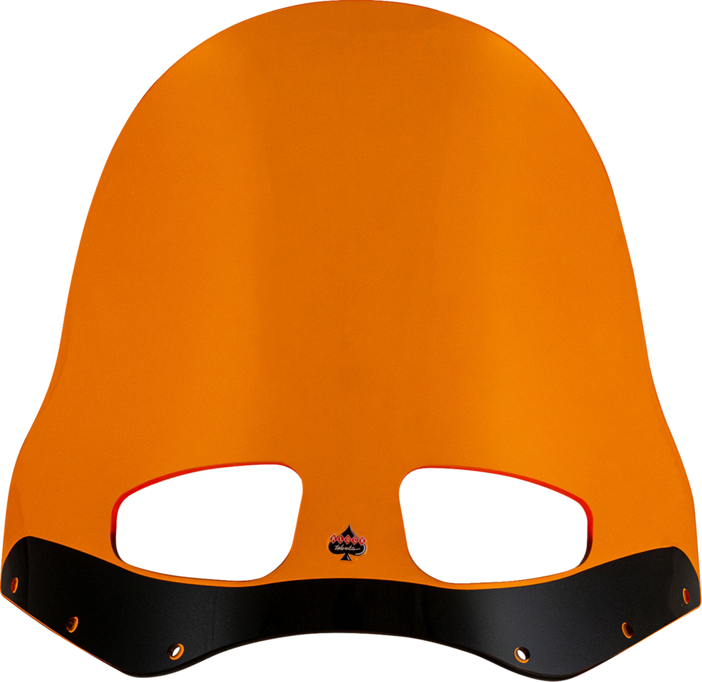 Klock Werks Flare Kolor Windshield for Road Warrior Fairing, Orange, KWW-06-0620