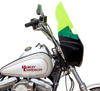 Klock Werks Ice Flare Windshield for Road Warrior Fairing, Green Ice, KWW-06-0617