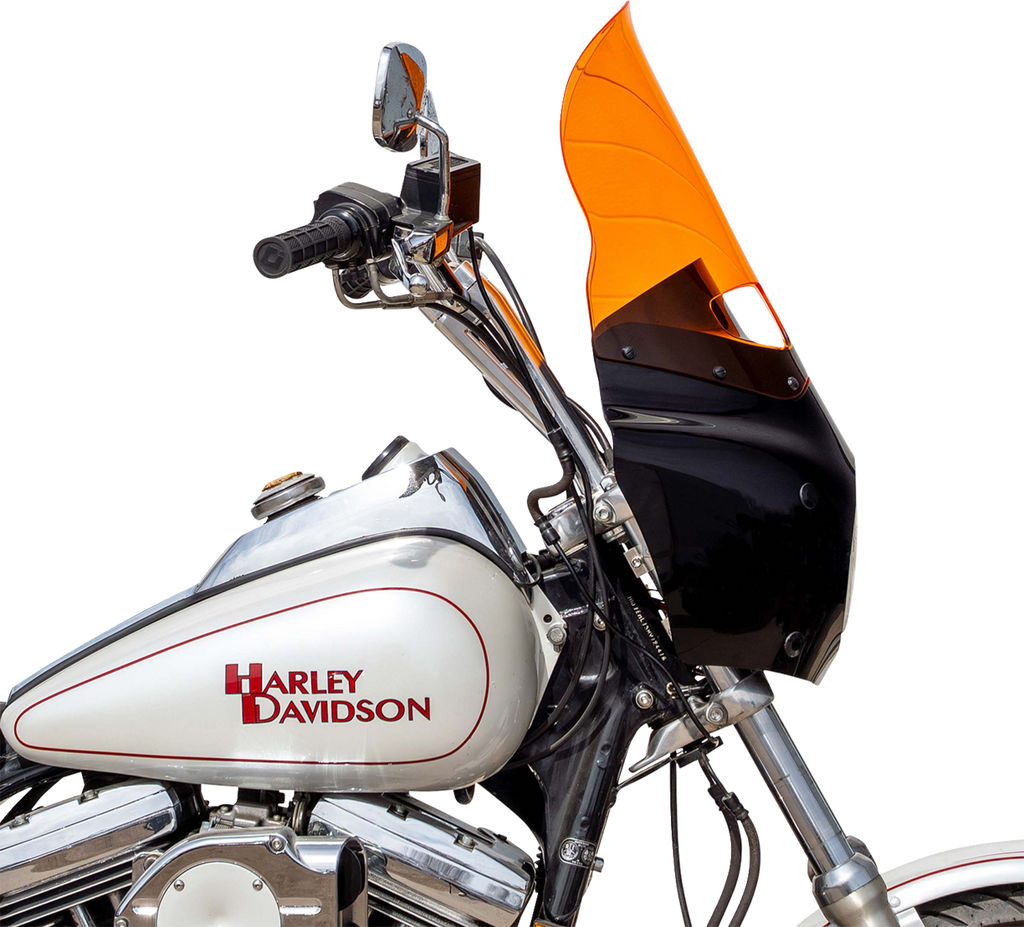 Klock Werks Flare Kolor Windshield for Road Warrior Fairing, Orange, KWW-06-0620