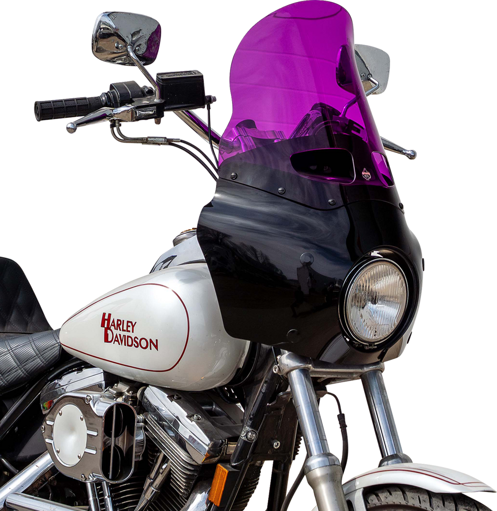 Klock Werks Kolor Flare Windshield for Road Warrior Fairing, Purple - KWW-06-0624