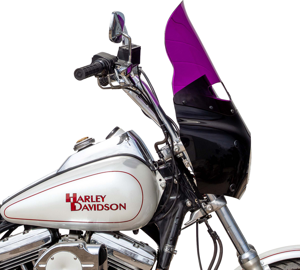Klock Werks Kolor Flare Windshield for Road Warrior Fairing, Purple - KWW-06-0624