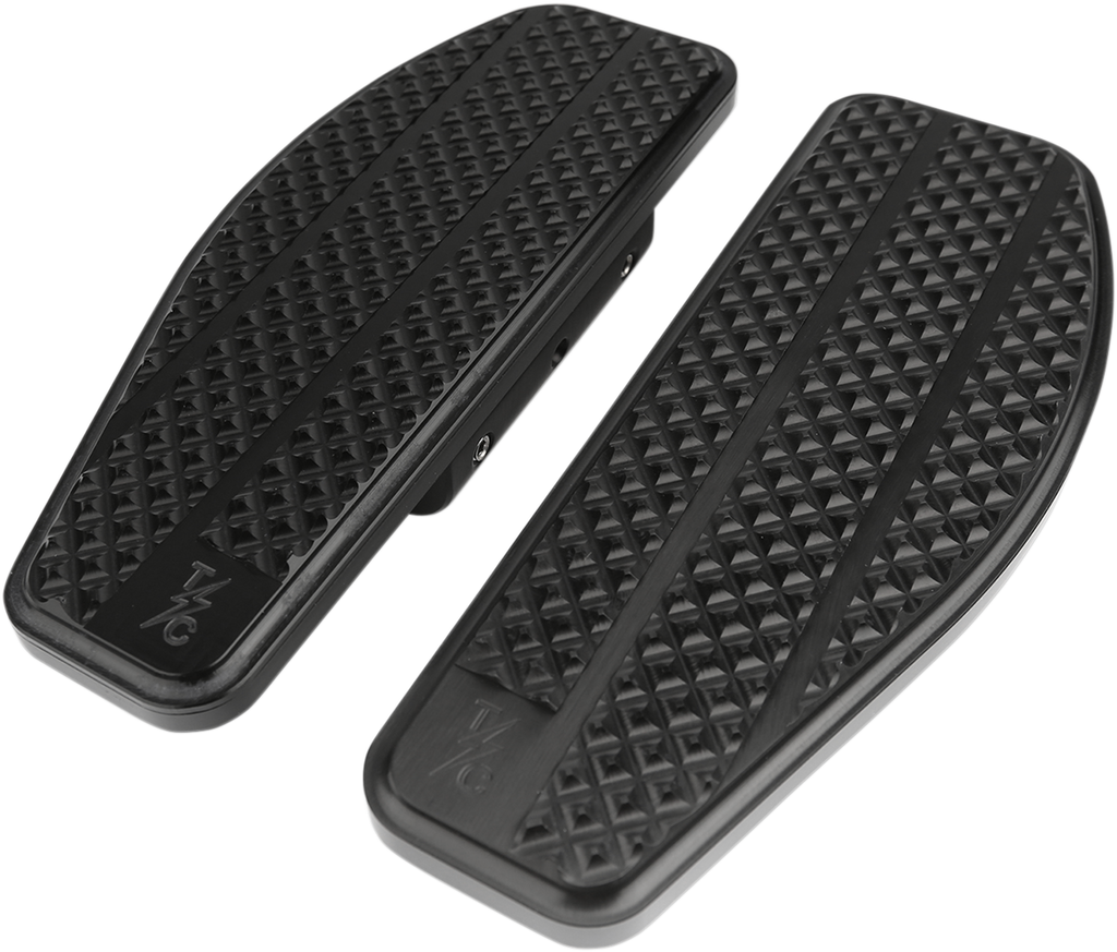 THRASHIN SUPPLY CO. Passenger Floorboards - Black (Part No. TSC-2205-1)