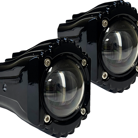 CUSTOM DYNAMICS Shark Demon® Fog Lights SD-FOG-7W - High Performance LED with White Light