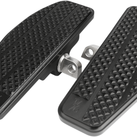 THRASHIN SUPPLY CO. Mini Floorboards Black TSC-2030-1 for Male-Mount Footpeg Supports