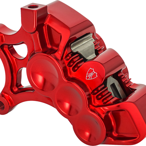ARLEN NESS 320-110 Monoblock Axial Brake Caliper, Left, Red