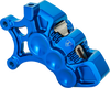 Arlen Ness Monoblock Axial Brake Caliper, Left Side, Blue, Part 320-108