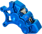 Arlen Ness Monoblock Axial Brake Caliper, Left Side, Blue, Part 320-108