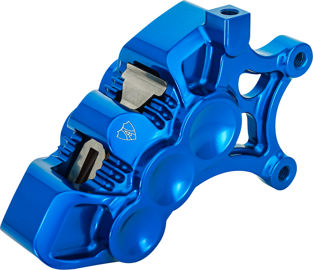 Arlen Ness 320-111 Monoblock Axial Brake Caliper, Right-Hand, Blue