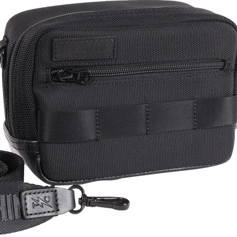 THRASHIN SUPPLY CO. Crossbody Handlebar Bag - Black/Gray THB-0038