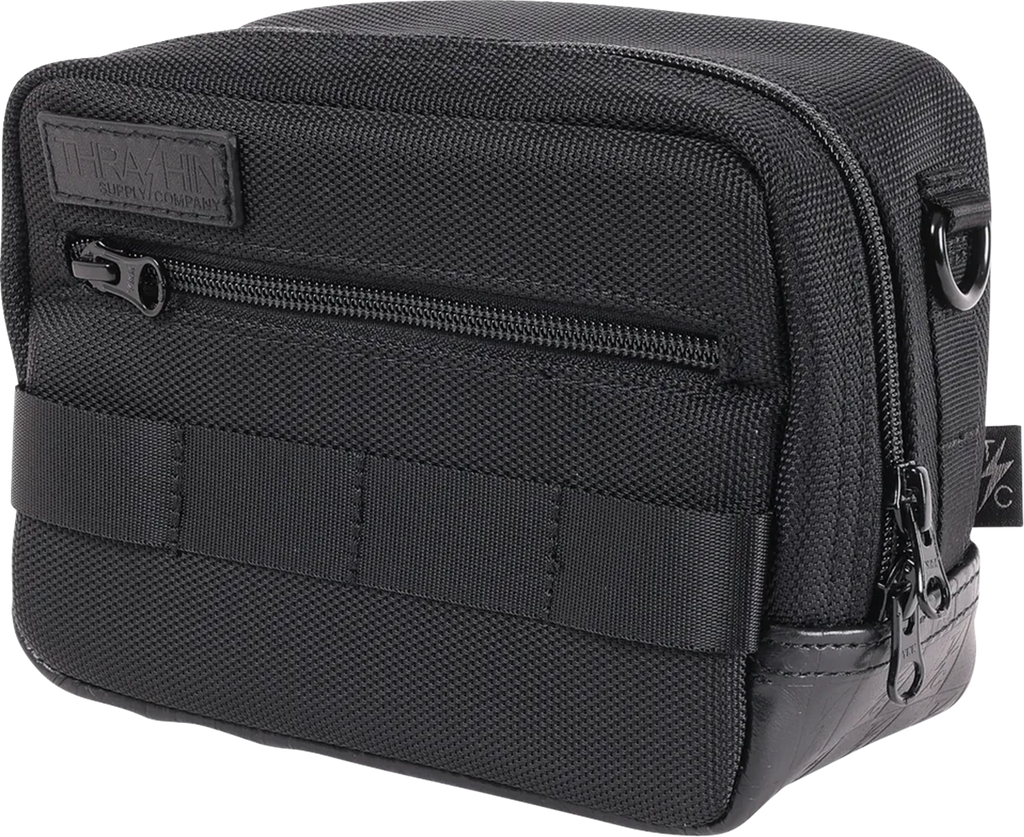 THRASHIN SUPPLY CO. Crossbody Handlebar Bag - Black/Gray THB-0038