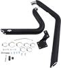 VANCE & HINES Shortshots Staggered Exhaust System for Softail - Matte Black Ceramic, Part 47222
