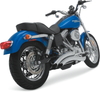 Vance & Hines 26008 Big Radius 2-Into-2 Exhaust System for Dyna - Chrome
