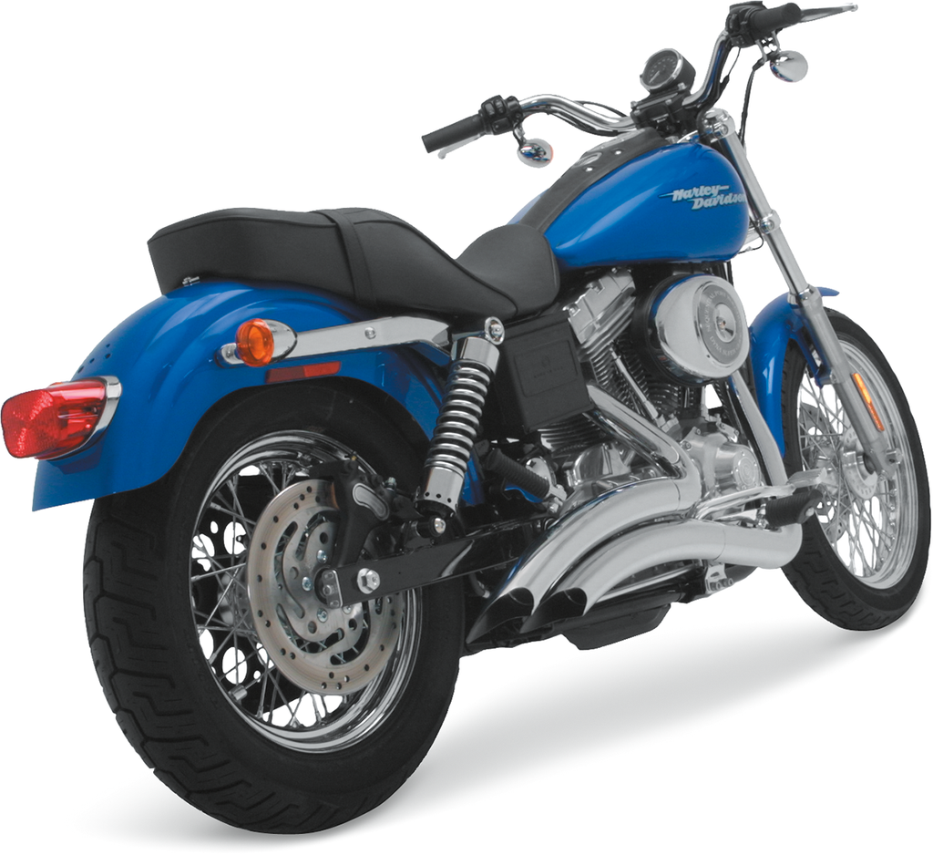 Vance & Hines 26008 Big Radius 2-Into-2 Exhaust System for Dyna - Chrome