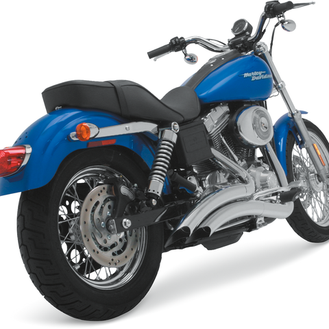 Vance & Hines 26008 Big Radius 2-Into-2 Exhaust System for Dyna - Chrome