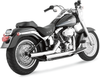 Vance & Hines Straightshots Exhaust System in Chrome for Softail 17818